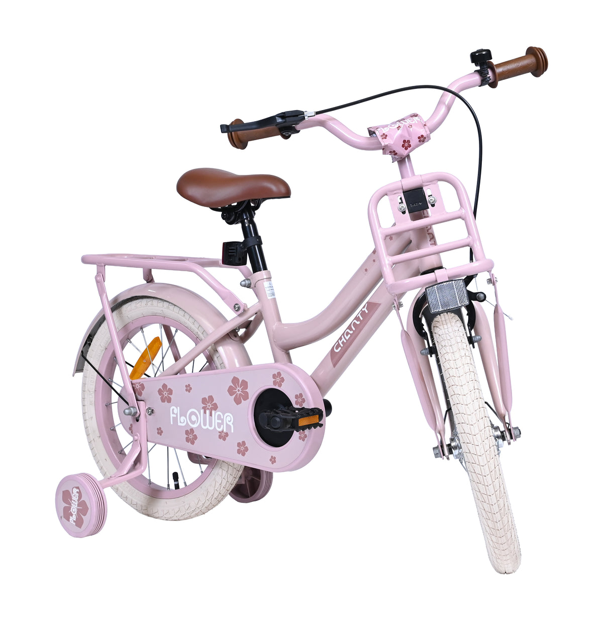 CHANTY Flower 16" Bicicleta para niñas rosa claro |