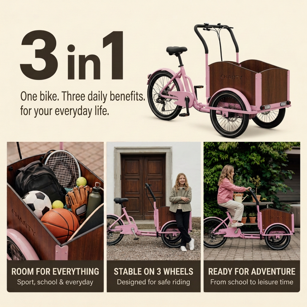 Chanty Cargo Teen - rosa