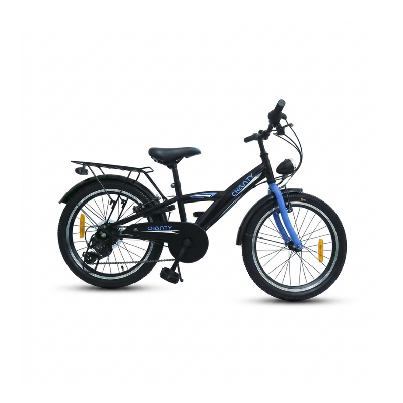 CHANTY Roader 20" Bicicleta para niños negra | 7 velocidades |