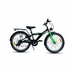 CHANTY Roader 24" Bicicleta para niños negra y verde | 7 velocidades |