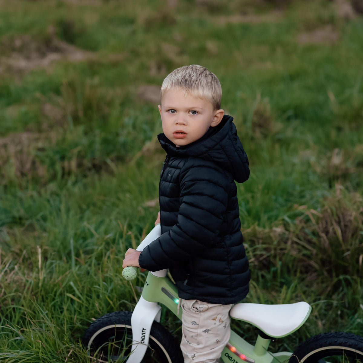 Chanty Go Grøn Bicicleta de Equilibrio | Con Luz Integrada