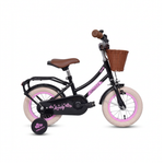 CHANTY Lovely 12" Bicicleta para niñas negra | 2-4 años |