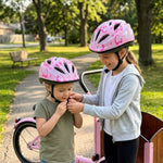 Chanty Casco infantil – Rosa con corazones