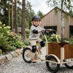 CHANTY Casco infantil + Set de protección – Negro