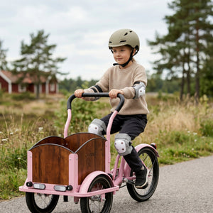 CHANTY Casco infantil + Set de protección – Beige arena