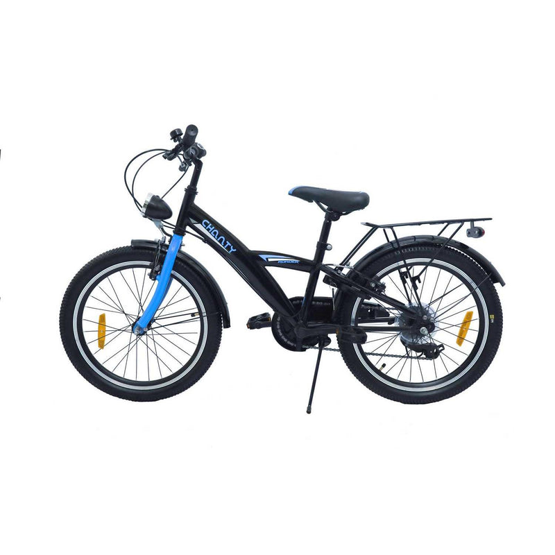 CHANTY Roader 20" Bicicleta para niños negra | 7 velocidades |