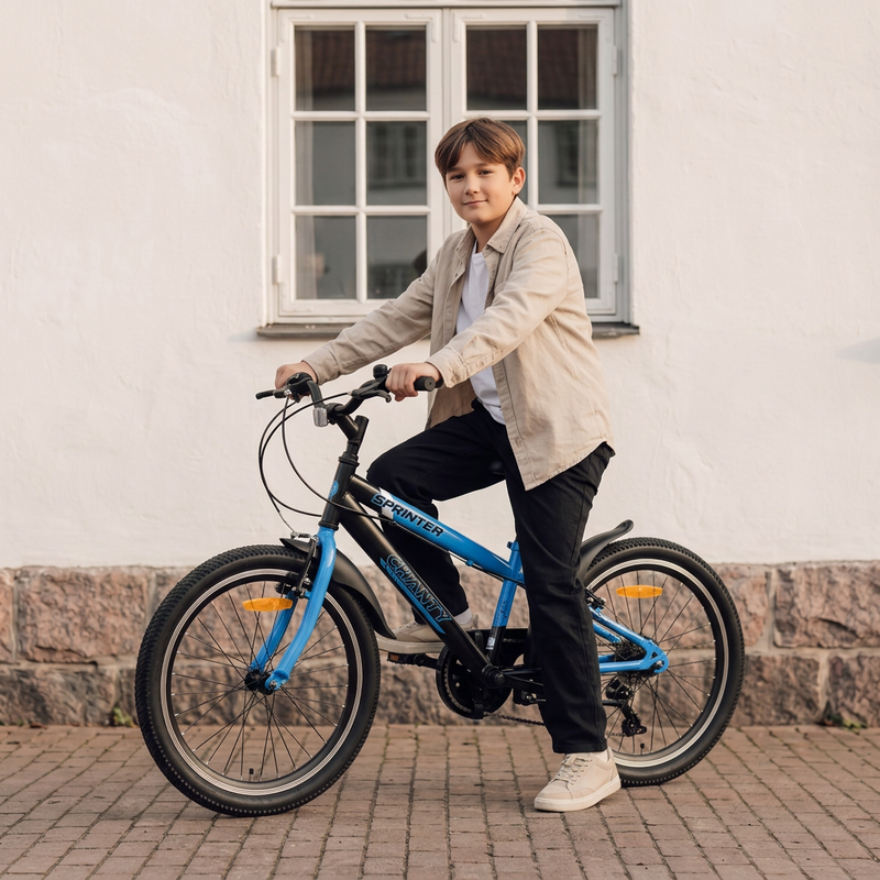 CHANTY Sprinter 26" Bicicleta para niños azul | 7 velocidades |