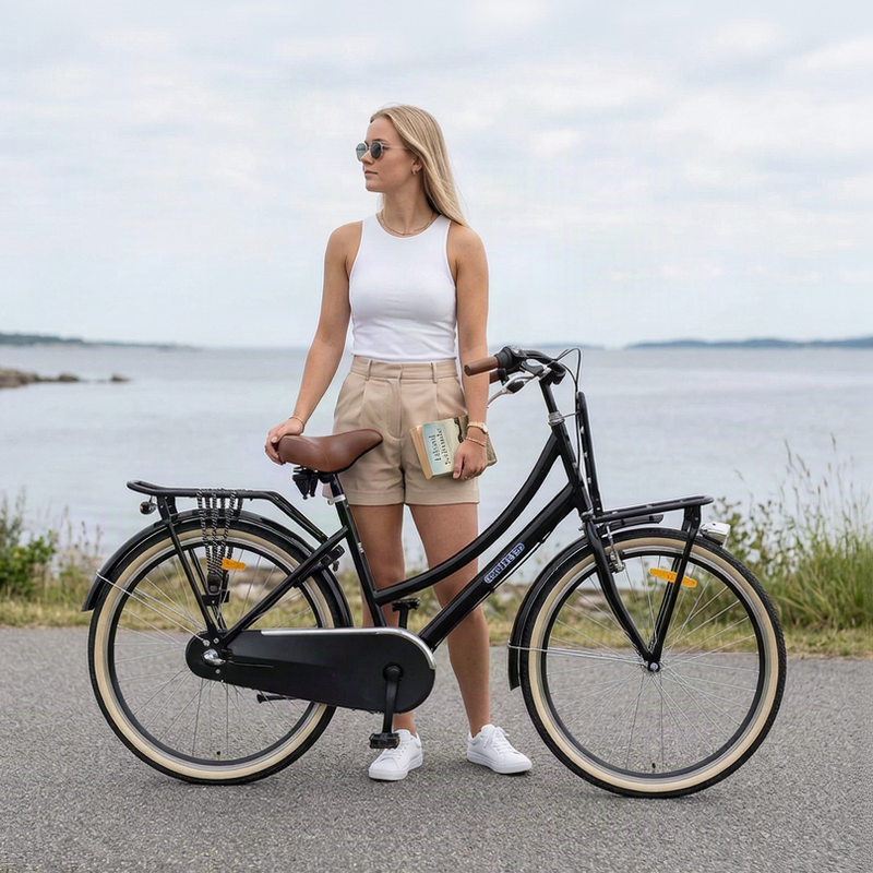 Bicicleta infantil Chanty – Ciudad – 26 Negro  