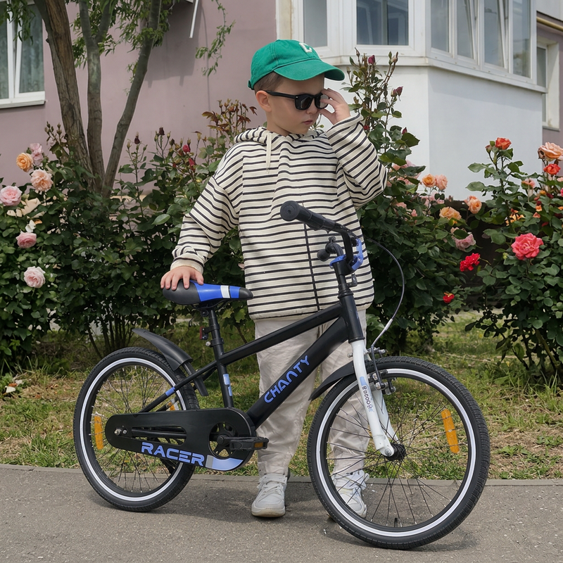 CHANTY Racer 20" Bicicleta para niños negra | 5-9 años |